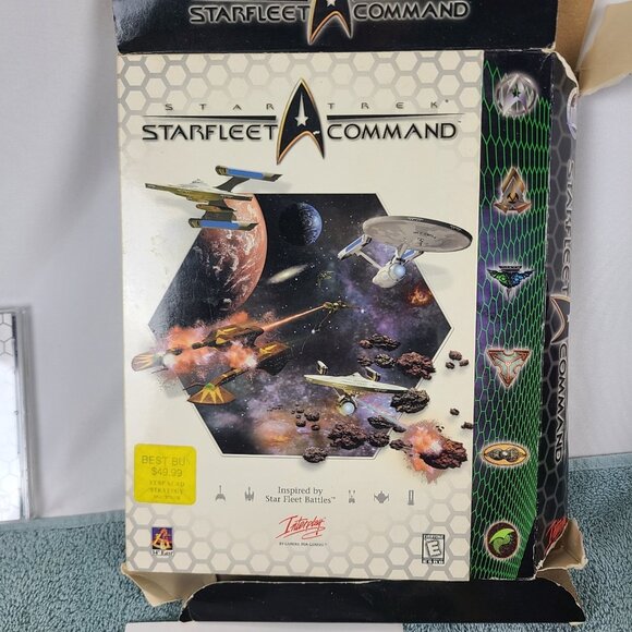 Star Trek Starfleet Command Big Box PC Video Game Complete w/ CD, Manuals, Guide - Picture 1 of 10